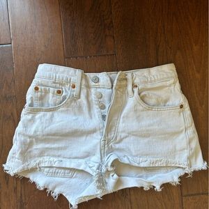 Off White Levi’s Jean Shorts